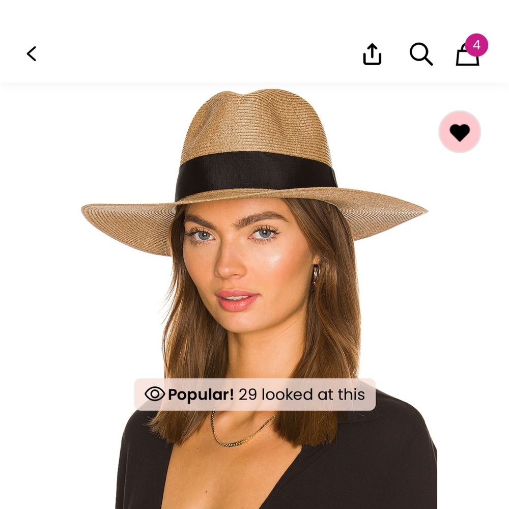 Terra Hat in Almond and Black